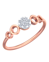 18K Gold & Diamond Ring For Women KRB10112